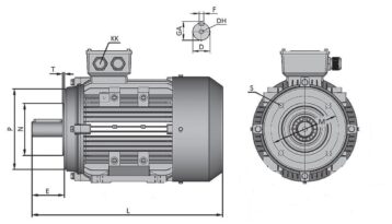 0,18 KW OMT4 63 2-4 B14 230/400V SILNIK ELEKTRYCZNY