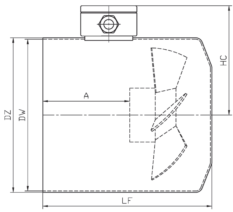 Obce chłodzenie do silnika OMT4 63... OMEC Motors NV - obrazek 2
